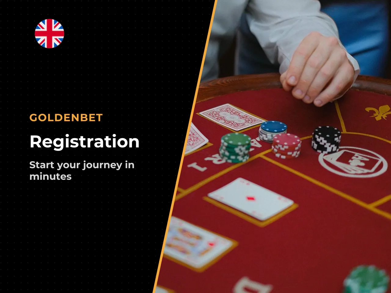 Registration and first account setup. The